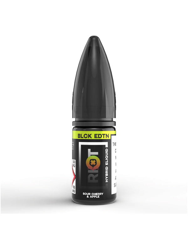 Riot Squad BLCK EDTN Sour Cherry Apple 10ml Hybrid Salt E Liquid NYKecigs The Gourmet Vapor Shop