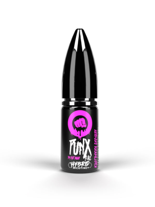 Riot Squad PUNX Raspberry Grenade 10ml Hybrid Nic Salt E Liquid NYKecigs.com The Gourmet Vapor Shop