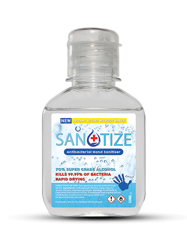 Sanatize AntiBacterial Hand Sanitizer 80ml - NYKecigs.com