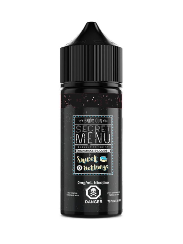 Secret Menu Sweet Nothings 100ml E Liquid - NYKECIGS