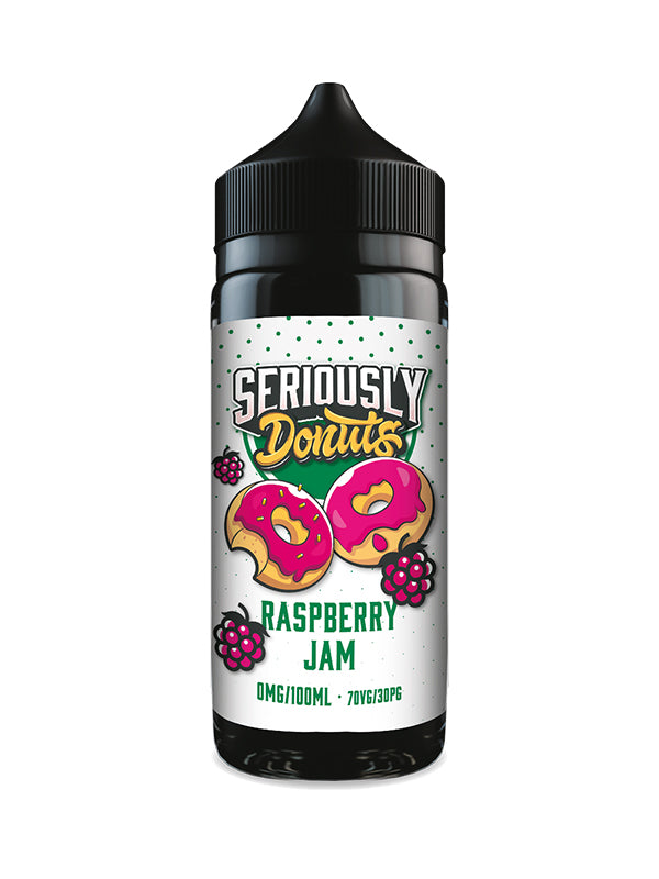 Seriously DONUTS Raspberry Jam E Liquid 120ml NYKecigs.com The Gourmet Vapor Shop