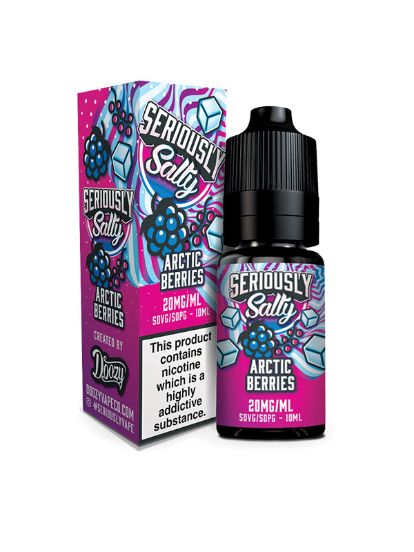 Seriously Salty Arctic Berries Nic Salt E Liquid 10ml By Doozy Vape Co.  NYKecigs.com The Gourmet Vapor Shop