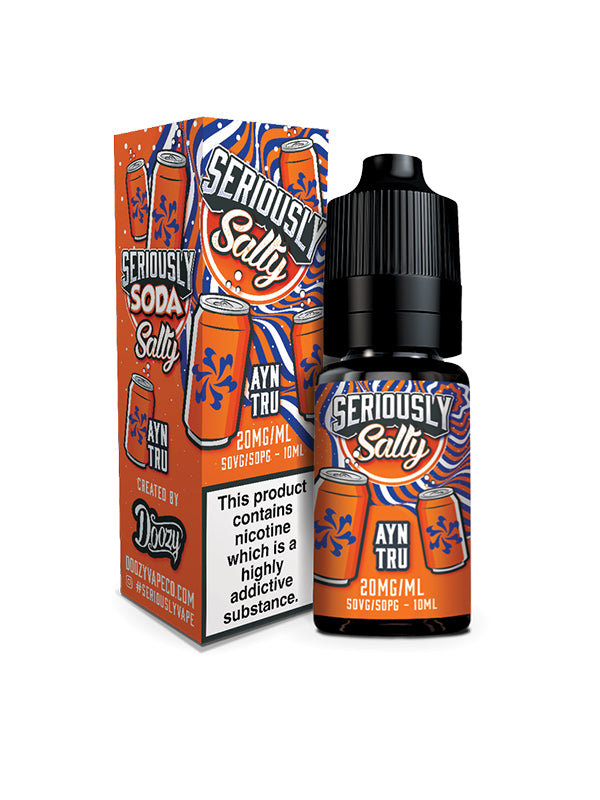 Seriously Salty SODA Ayn Tru Salt E Liquid 10ml NYKecigs The Gourmet Vapor Shop