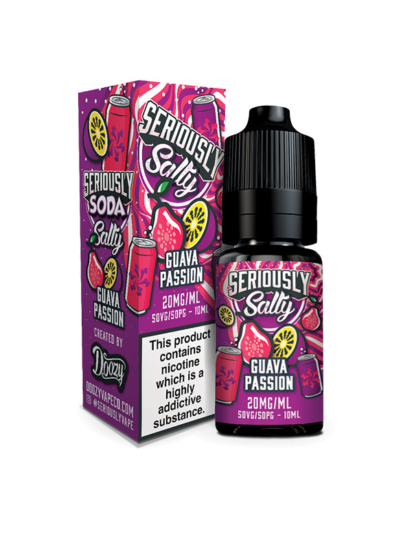 Seriously Salty SODA Guava Passion Salt E Liquid 10ml