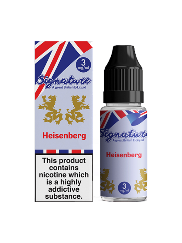 Heisenberg - Signature E Liquid 10ml - NYKECIGS