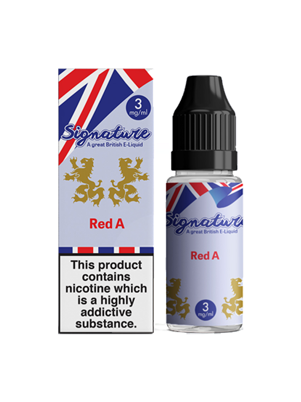 Red A - Signature E Liquid 10ml - NYKECIGS