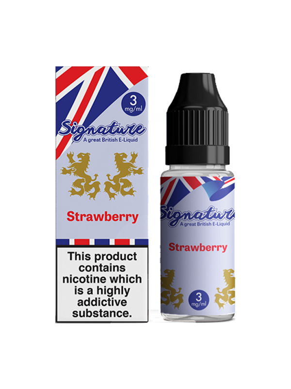 Strawberry - Signature E Liquid 10ml - NYKECIGS