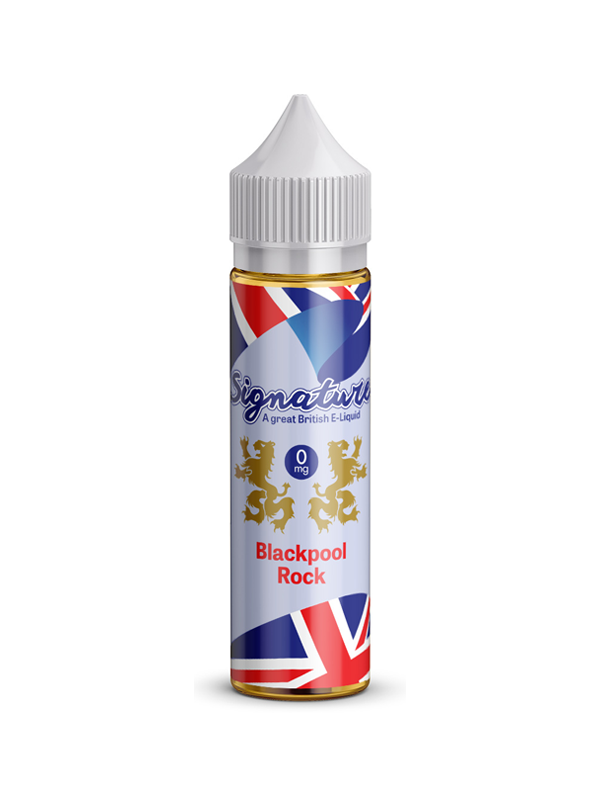 Signature Blackpool Rock 60ml E Liquid - NYKECIGS