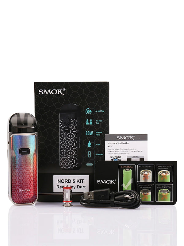 SMOK NORD 5 Pod Kit 80W NYKecigs The Gourmet Vapor Shop