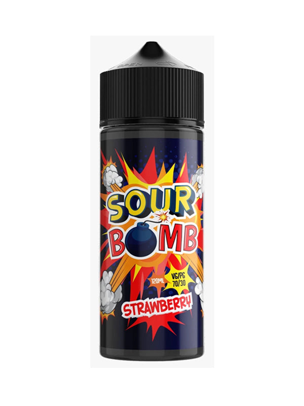 Sour Bomb Strawberry E Liquids 120ml NYKecigs.com The Gourmet Vapor Shop