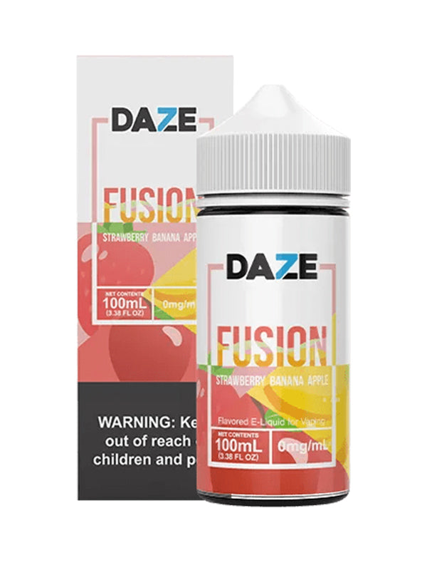 Strawberry Banana Apple Fusion DAZE E Liquid 120ml NYKecigs The Gourmet Vapor Shop