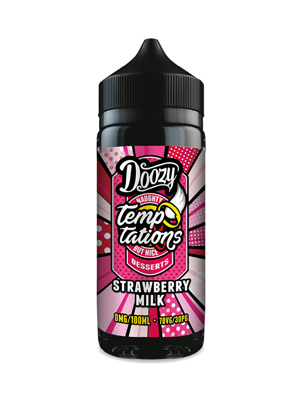 Strawberry Milk Temptations Doozy Vape Co E Liquid 120ml NYKecigs The Gourmet Vapor Shop