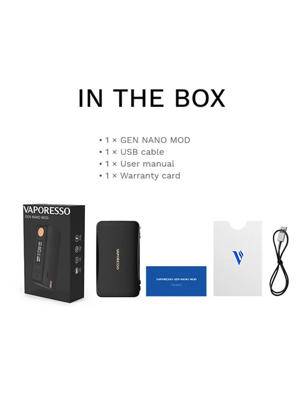 Vaporesso Gen NANO Mini Mod NYKecigs.com The Gourmet Vapor Shop