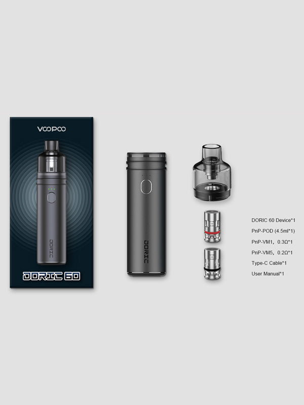 Voopoo Doric 60 Kit NYKecigs The Gourmet Vapor Shop