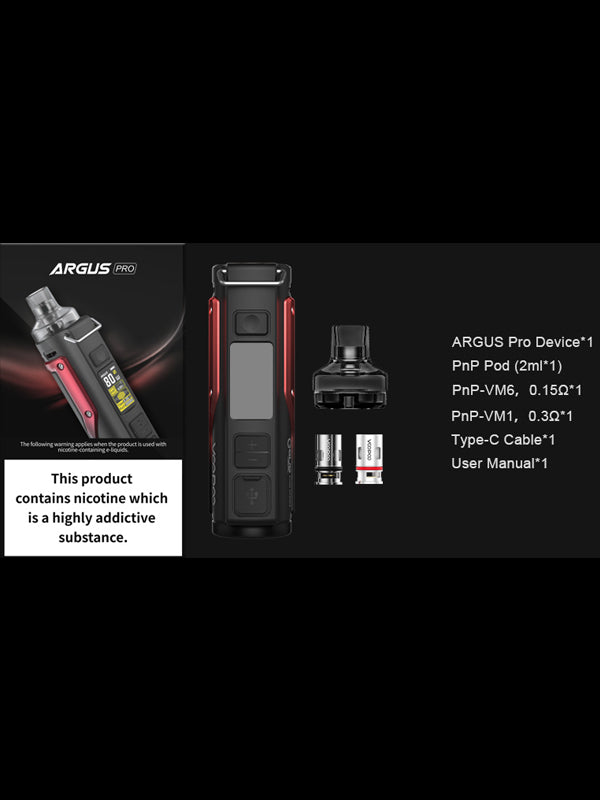 Voopoo Argus Pro 80W Pod Kit NYKecigs.com The Gourmet Vapor Shop