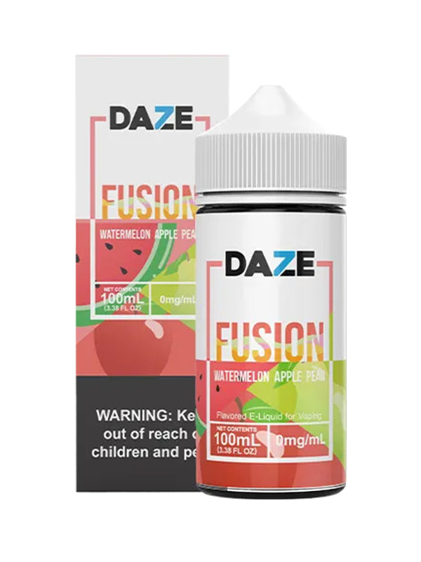 Watermelon Apple Pear Fusion DAZE E Liquid 120ml NYKecigs The Gourmet Vapor Shop