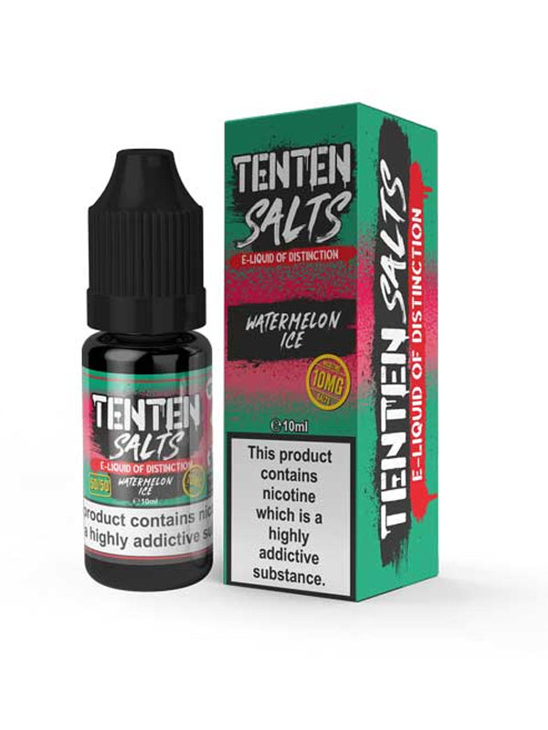 Watermelon Ice TenTen Salt E Liquid 10ml NYKecigs The Gourmet Vapor Shop