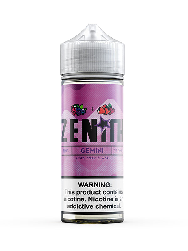 Zenith Gemini E Liquid 120ml Shortfill NYKecigs.com The Gourmet Vapor Shop