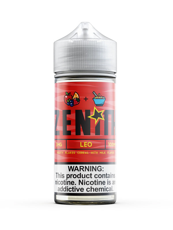 Zenith Leo E Liquid 120ml Shortfill NYKecigs.com The Gourmet Vapor Shop