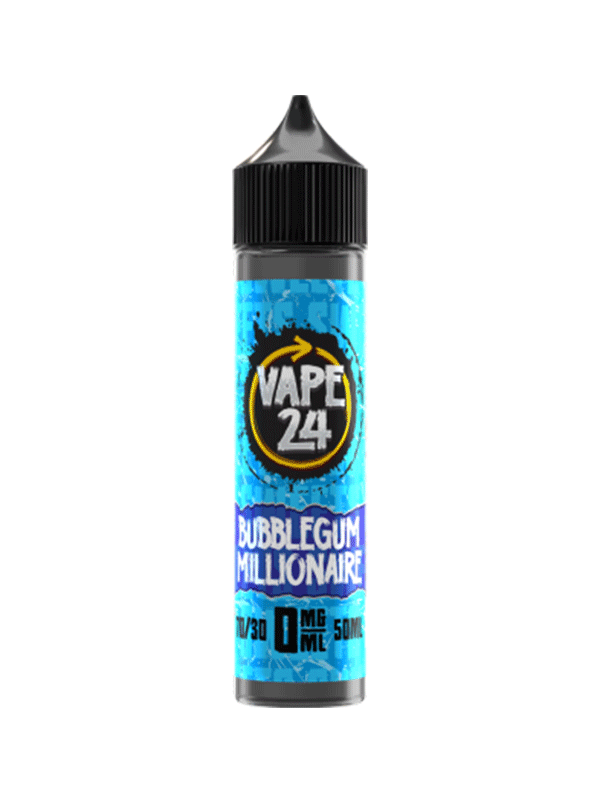 Vape 24 Bubblegum Millionaire 70/30 60ml E-Liquids - NYKecigs.com