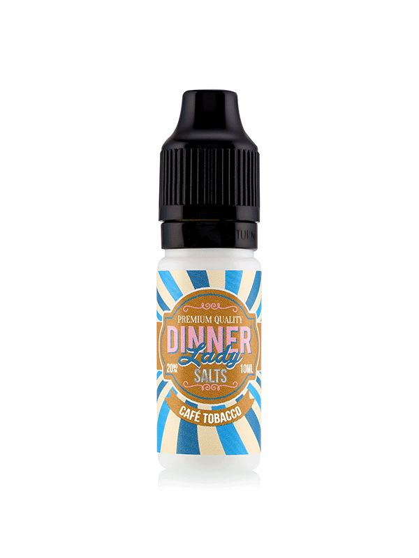 Vape Dinner Lady Cafe Tobacco Nic Salts E-Liquid 10ml NYKecigs.com