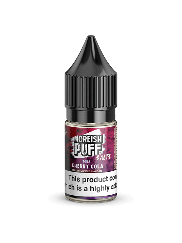 Moreish Puff Cherry Cola Nic Salt 10ml E Liquid NYKecigs.com