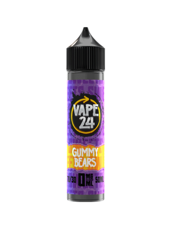 Vape 24 Gummy Bear 70/30 60ml E-Liquids - NYKecigs.com
