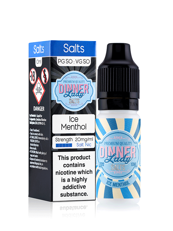 Vape Dinner Lady Ice Menthol Nic Salts 10ml E-Liquid NYKecigs.com