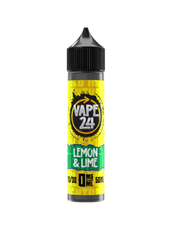 Vape 24 Lemon & Lime 70/30 60ml E-Liquids - NYKecigs.com