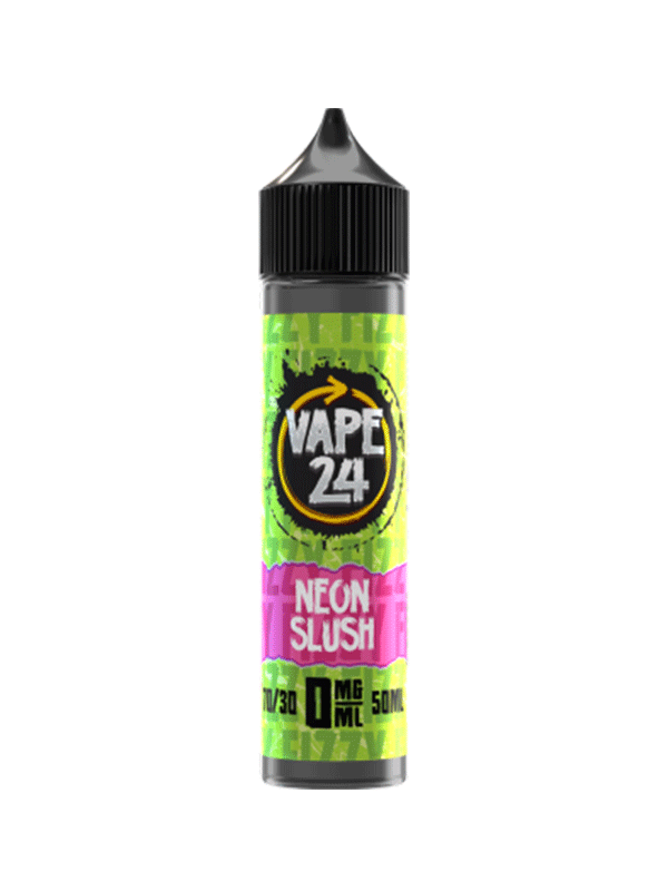 Vape 24 Neon Slush 70/30 60ml E-Liquids - NYKecigs.com
