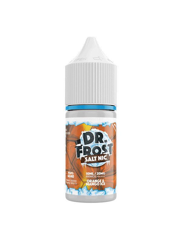 Dr Frost Orange and Mango Ice Salt Nic E Liquid 10ml NYKecigs.com