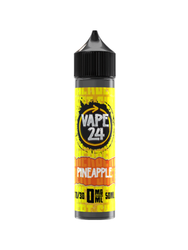 Vape 24 Pineapple 70/30 60ml E-Liquids - NYKecigs.com