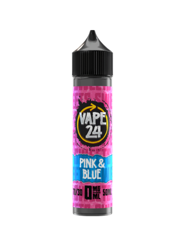 Vape 24 Pink & Blue 70/30 60ml E-Liquids - NYKecigs.com