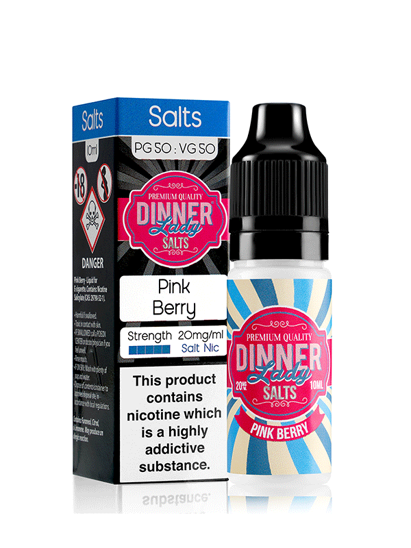 Vape Dinner Lady Pink Berry Nic Salts 10ml E-Liquid NYKecigs.com