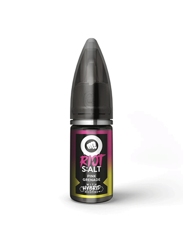 Riot Squad Pink Grenade 10ml Hybrid Nic Salt E Liquid - NYKecigs.com