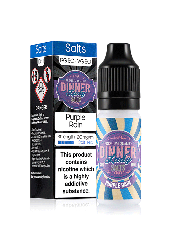 Vape Dinner Lady Purple Rain Nic Salts 10ml E-Liquid NYKecigs.com