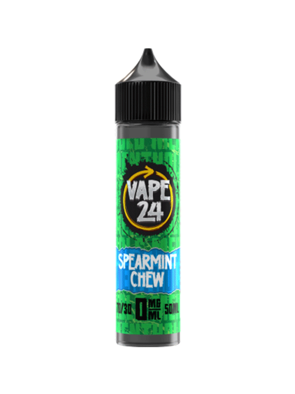 Vape 24 Spearmint Chew 70/30 60ml E-Liquids - NYKecigs.com