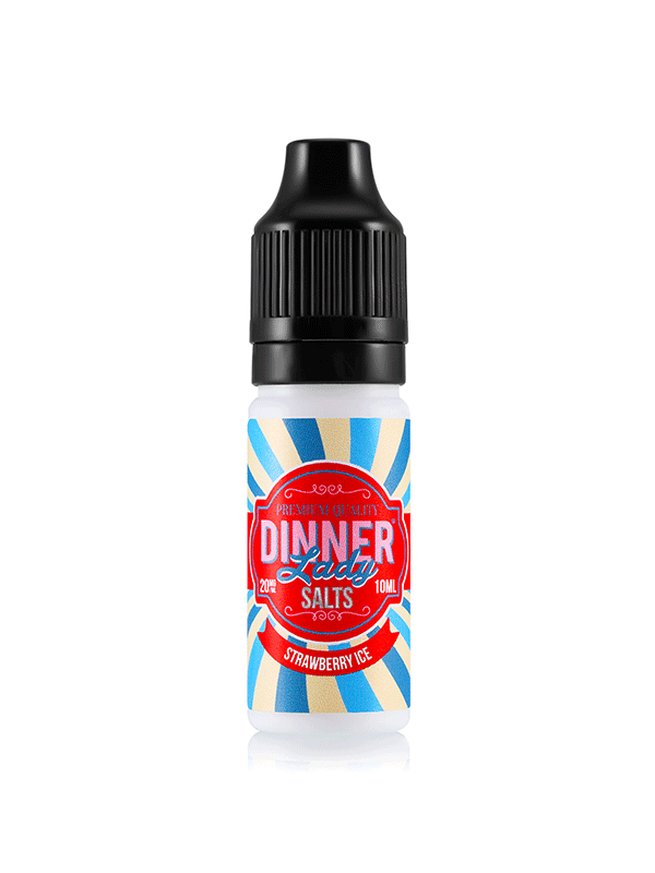 Vape Dinner Lady Strawberry Ice Nic Salts 10ml E-Liquid NYKecigs.com