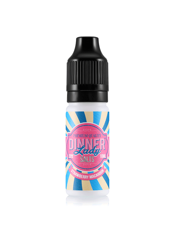 Vape Dinner Lady Strawberry Macaroon Nic Salts 10ml E-Liquid NYKecigs.com