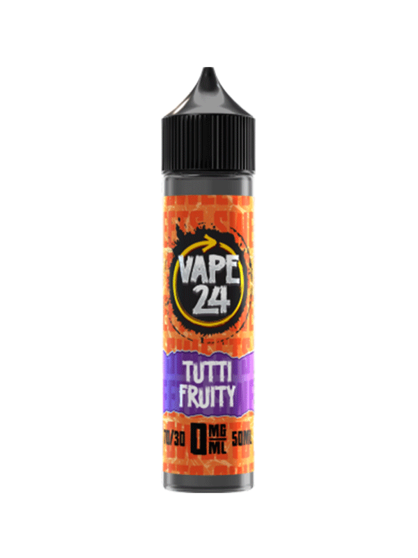 Vape 24 Tutti Fruity 70/30 60ml E-Liquids - NYKecigs.com