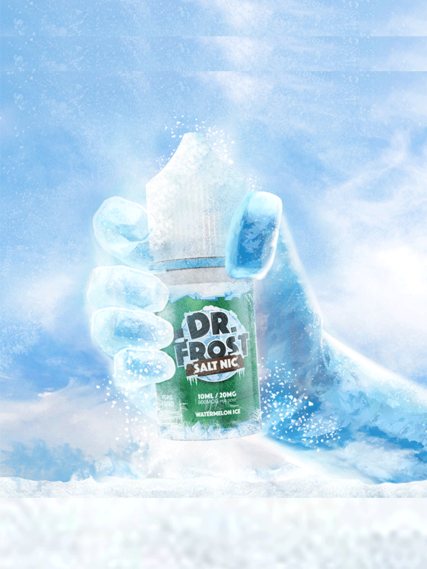 Dr Frost Watermelon Ice Salt Nic E Liquid 10ml NYKecigs.com